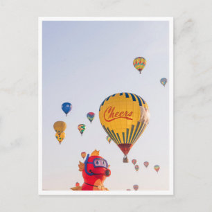 Cheers Balloon Fun Congratulations Note Postcard