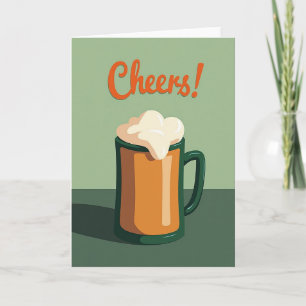 Cheers Beer Mug Fun Card