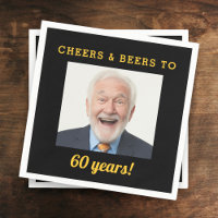 Cheers & Beers 60 Years Old Birthday Photo