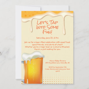 Cheers & Beers – Festive Invitations for Beer Love