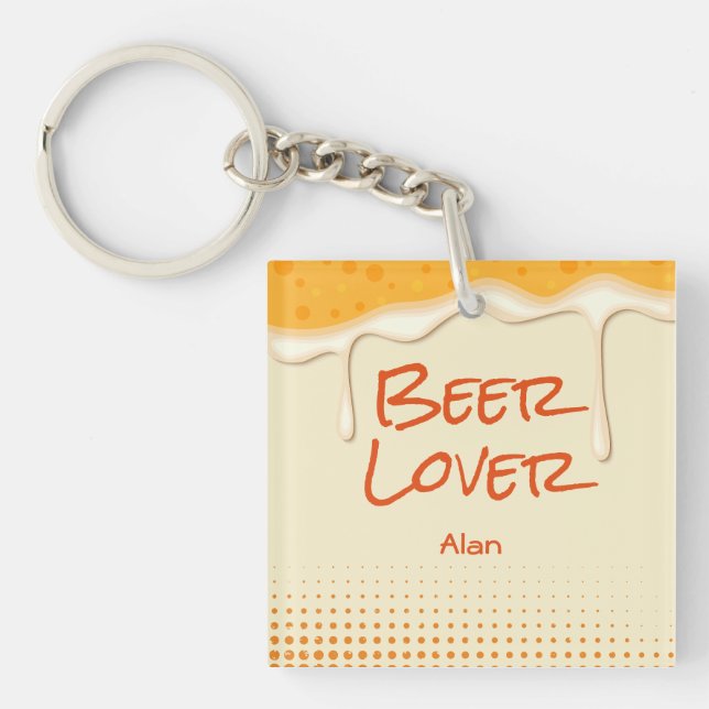 Cheers & Beers – Funny Beer Lover Keychain Gift (Front)