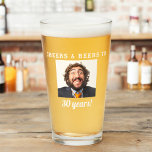 Cheers & Beers Milestone Birthday Photo Keepsake Glass<br><div class="desc">Celebrate a special milestone with the Cheers & Beers Milestone Birthday Photo Keepsake Glass. This stylish glass features a festive "Cheers & Beers" design, perfect for commemorating significant birthdays. Personalise it with a cherished photo to create a unique and memorable keepsake. Crafted from high-quality materials, this durable glass is ideal...</div>