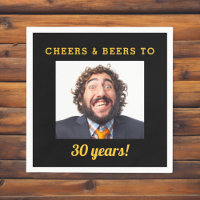 Cheers & Beers Milestone Birthday Photo Keepsake