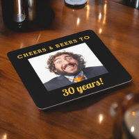 Cheers & Beers Milestone Birthday Photo Keepsake