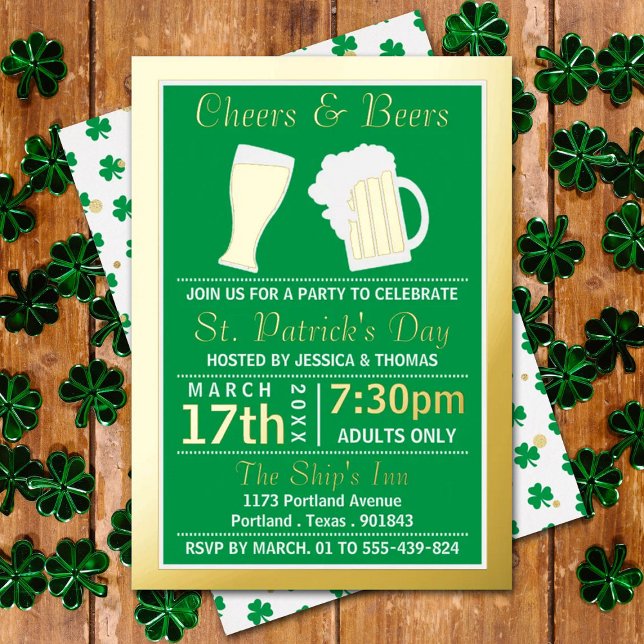Cheers & Beers Shamrock St. Patrick's Day Party (Creator Uploaded)