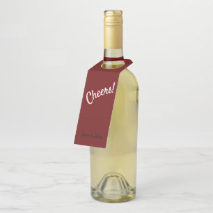 Cheers Bottle Tag