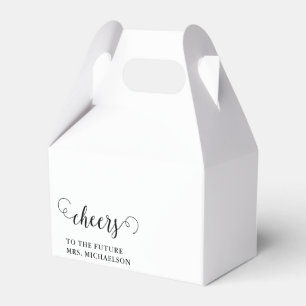 Cheers Bride To Be Wedding Event Favour Box