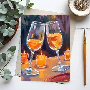 Cheers Champagne Celebratory Congratulations Holiday Postcard