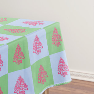 Cheers Christmas Trees-3-COTTON TABLECLOTH 52x70