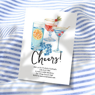 Cheers Cocktail Party Invitation