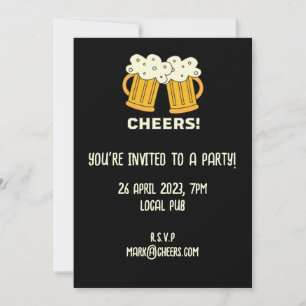 Cheers! Customisation Invitation