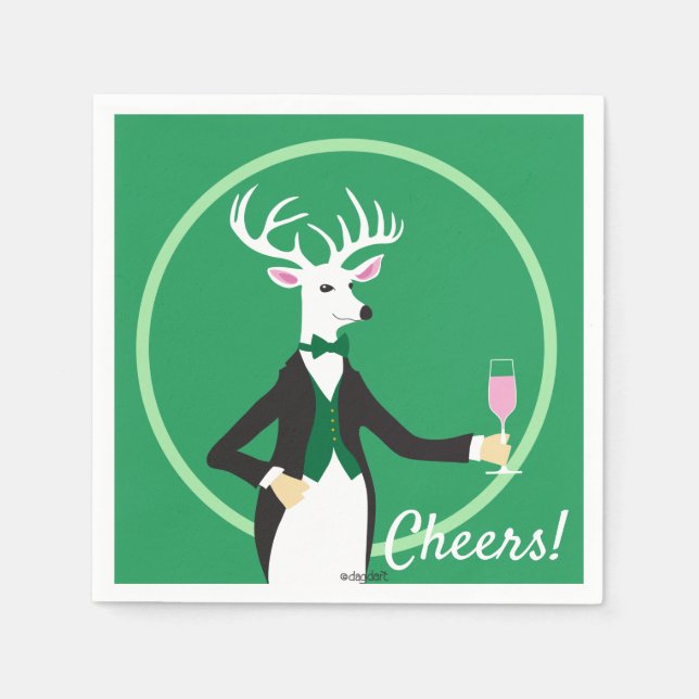 Cheers Deers! Napkin (Front)