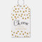 Cheers & dots gift tags