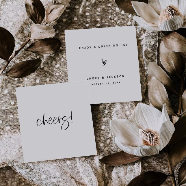 CHEERS Drink Ticket Drink Token Card Reception Bar (Creator Uploaded)