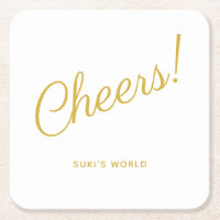 Cheers! Elegant Gold