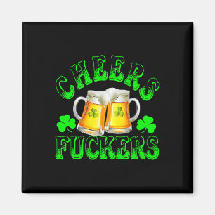Cheers Ers Funny St Patricks Day Irish Drinking 6  Magnet