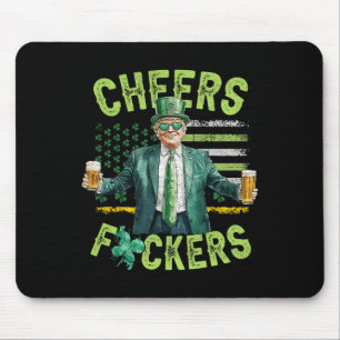 Cheers Ers St Patrick's Day Funny Beer Drinking Tr Mouse Pad