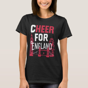 Cheers for England 2024 Supporter Patriotic Englan T-Shirt