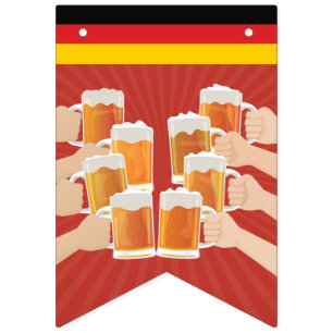 Cheers for Oktoberfest! Beers for Everyone! Bunting