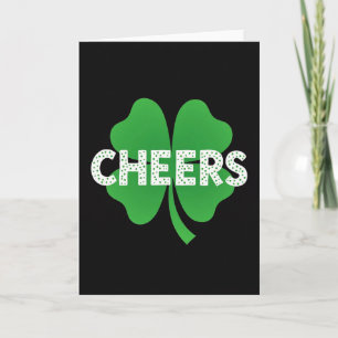 Cheers Four Leaf Clover Card