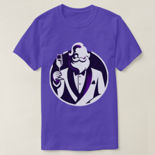 Cheers from Santa T-Shirt - Classy Holiday Toast