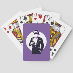 Cheers from Santa T-Shirt - Classy Holiday Toast Playing Cards