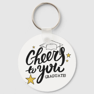 Cheers Graduation Graphics Best Graduation Party Key Ring