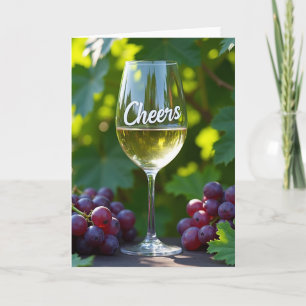 Cheers Grapevine Celebration Card