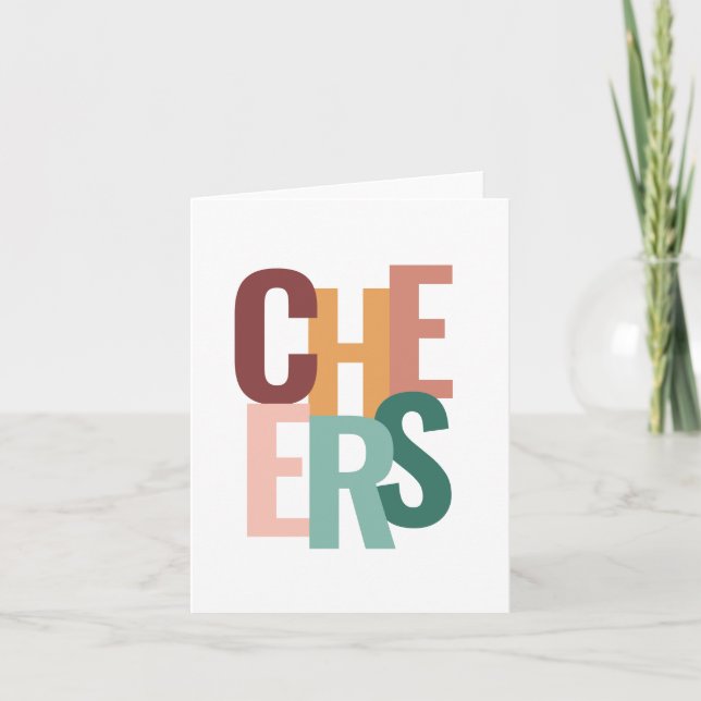 Cheers! Greeting Card (Front)