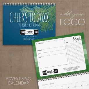 Cheers Greeting with Logo - Business Office Calendar