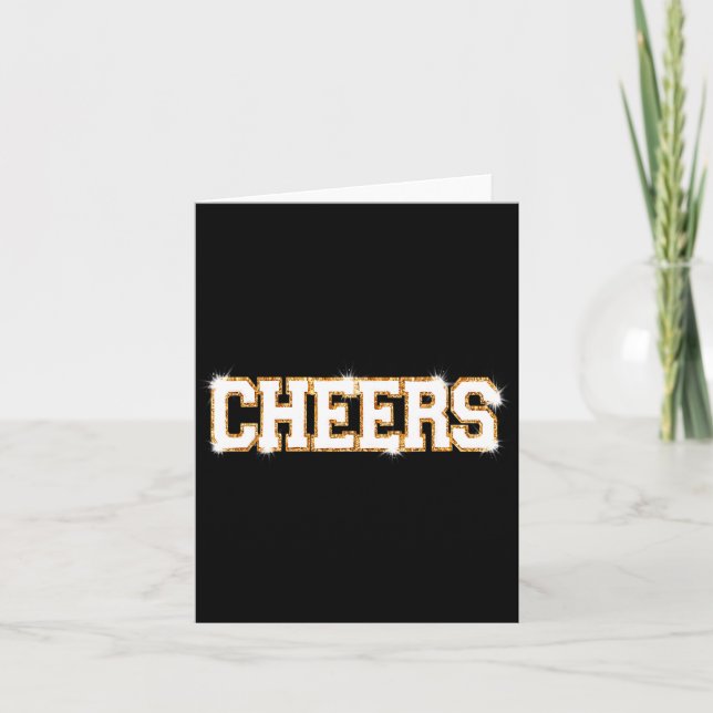 Cheers Happy New Year Celebration New Years Eve Pa Card (Front)