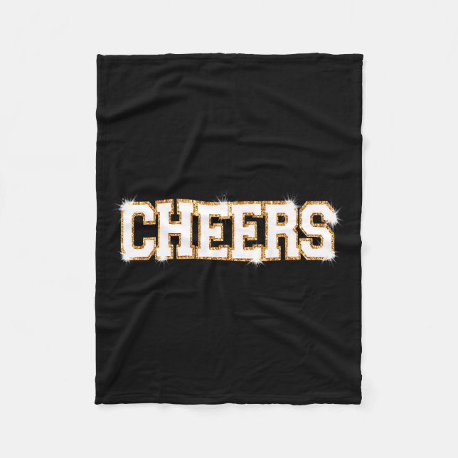 Cheers Happy New Year Celebration New Years Eve Pa Fleece Blanket (Front)