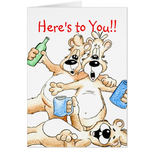 Cheers, Here's to You!! Card