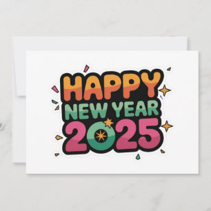 Cheers in Every Card: New Year 2025 Holiday Card