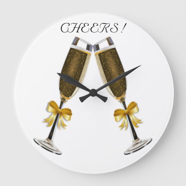 CHEERS LARGE CLOCK (Front)