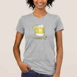 Cheers! Margarita Cocktail 21st Birthday Party T-Shirt<br><div class="desc">Design features an original marker illustration of a classic margarita cocktail with a salty rim and wedge of green lime. A classic summertime drink! Ideal for a cocktail party, summer picnic, bachelorette, 21st birthday, or Cinco de Mayo celebration. Coordinating party products available. This margarita illustration is also available on other...</div>