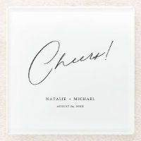 Cheers Modern Unique Personalised Custom Wedding