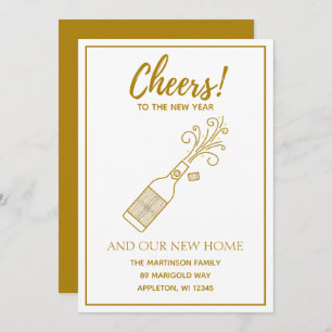 Cheers New Year New Addresss