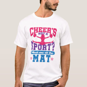 Cheer's Not a Sport Funny Cheerleading Cheerleader T-Shirt