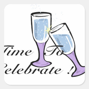 Cheers! Square Sticker