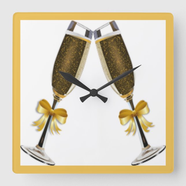 CHEERS SQUARE WALL CLOCK (Front)
