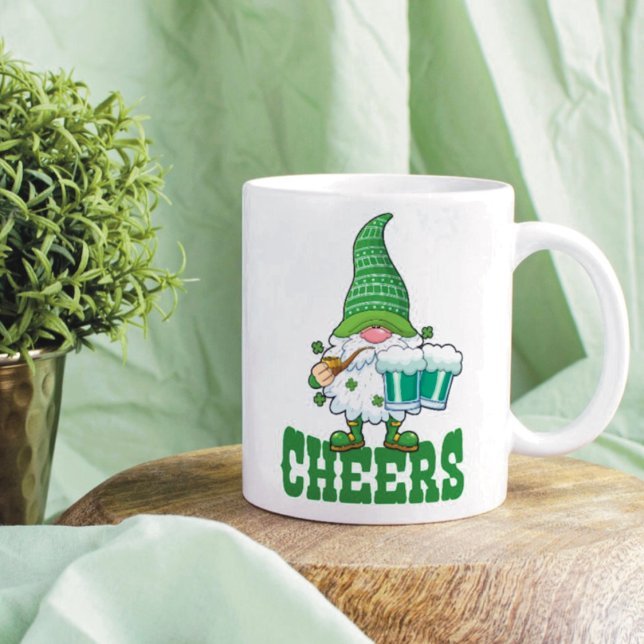 Cheers St. Patrick’s Day Leprechaun Coffee Mug (Creator Uploaded)