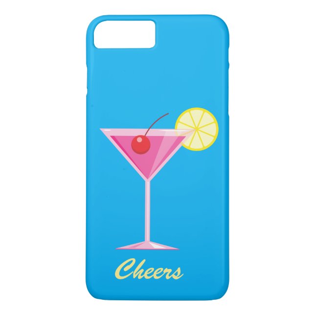 Cheers Summer Cocktail iPhone 7 Plus Case (Back)