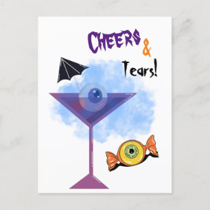 Cheers & Tears Halloween Party Invitation
