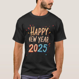 Cheers to 2025! Happy New Year T-Shirt – Celebrate