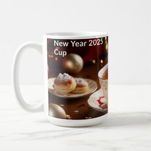"Cheers to 2025: New Year Cup Sale – Sip in Style! (Left)