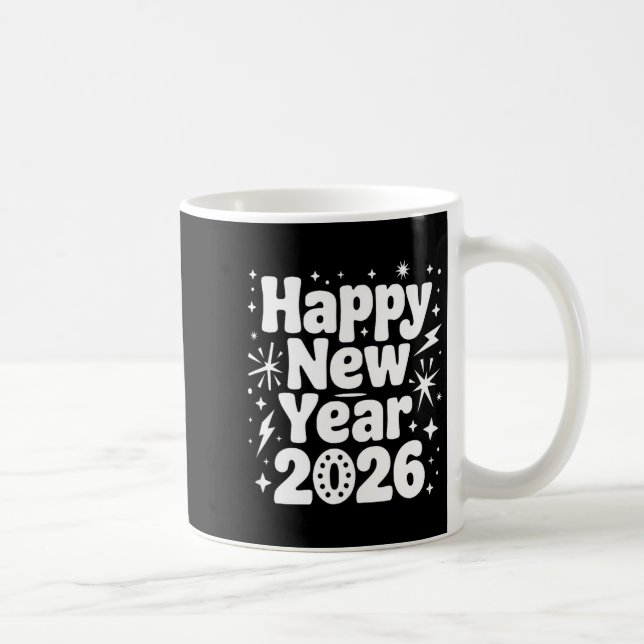 Cheers To 2026 Happy New Year Party  Coffee Mug (Right)