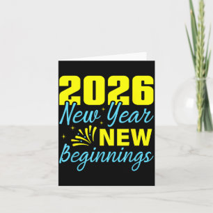Cheers To 2026 Happy New Year Party New Beginning  Card