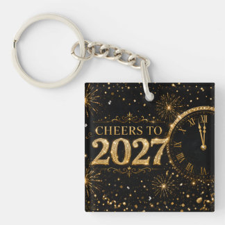 Cheers to 2027 key ring