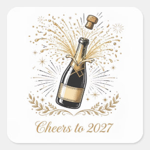 Cheers to 2027 Sticker